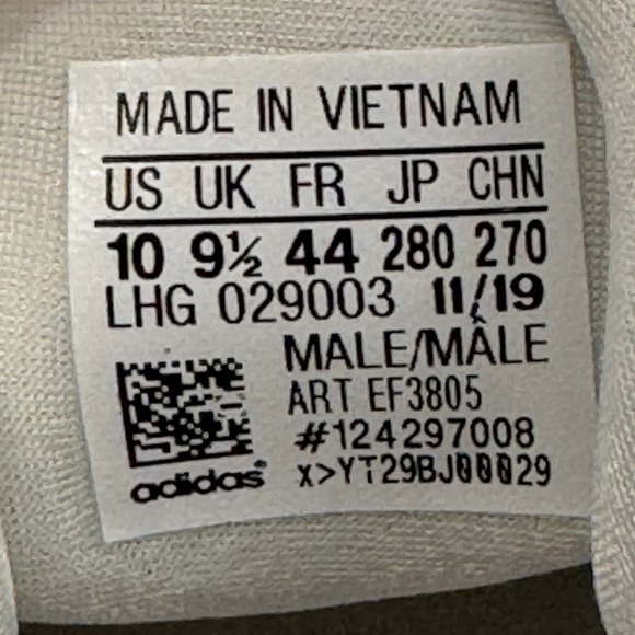 Adidas‎ Haiwee EF3805 Cloud White Athletic Running Shoes Sneakers Mens Size 10 - Picture 6 of 11